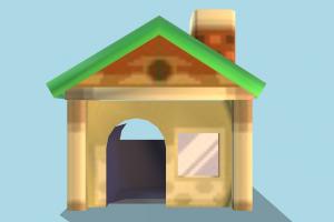 Cottage Front dog house